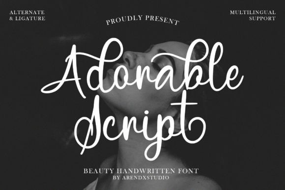 Adorable Script: The Perfect Handwritten Font for Designers