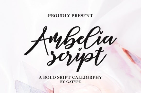 Ambelia Script: A Natural Handwritten Font for Editorial Design