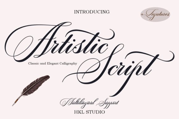 Artistic Script Font Review for Branding