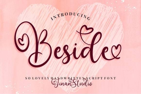 Beside Script Font for Romantic Branding