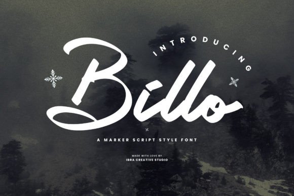 Billo: The Marker Script Font for Bold Campaigns