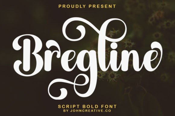 Bregline Script: Elevate Web Design with Elegant Typography