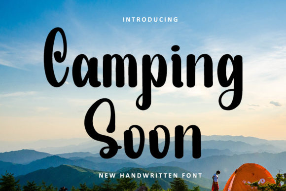 Camping Soon: A Stylish Handwritten Font for Modern Campaigns