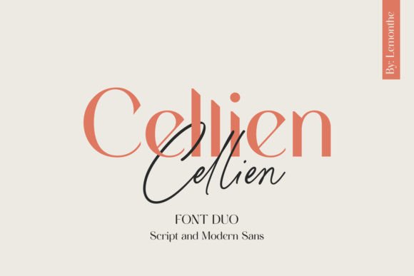 Cellien Font Duo for Modern Web Design