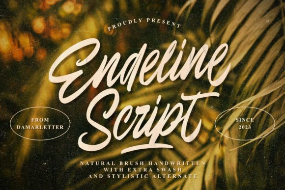 Endeline Script: A Refined Typeface for Editorial Design