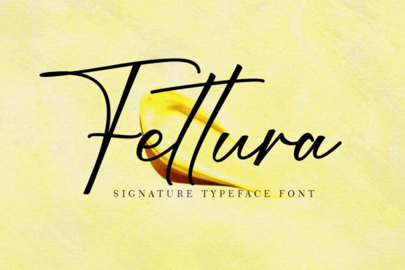 Fettura: A Dazzling Script Font for Makers