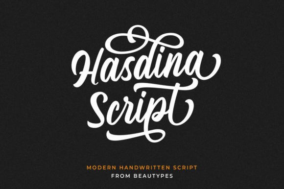 Hasdina Script: A Vintage Typeface for Modern Branding