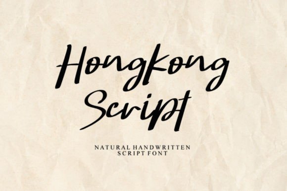 Hongkong Script Font for Small Business Branding