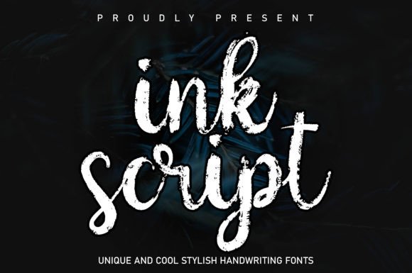 Ink Script: A Modern Typeface for Editorial Design