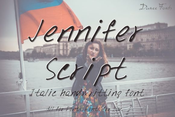 Jennifer Script Font for Elegant Editorial Design