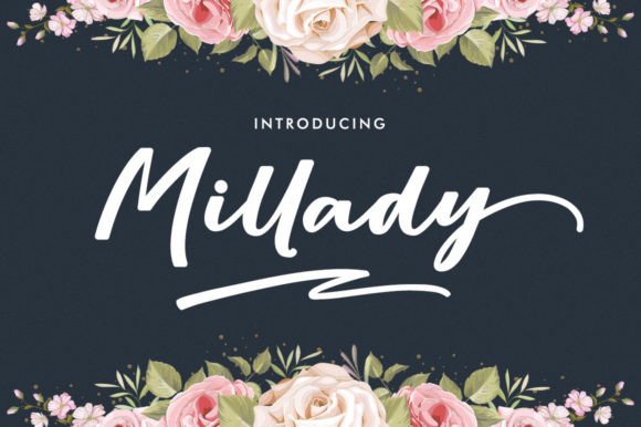 Millady Script: Elegant Typeface for Makers