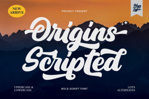 Origins Script Typeface for Modern Web Design