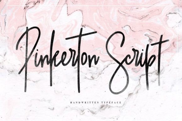 Pinkerton Script Typeface for Elegant Branding