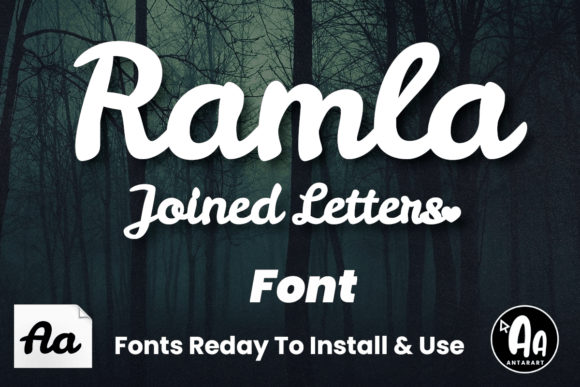 Ramla: An Elegant Script Font for Editorial Design