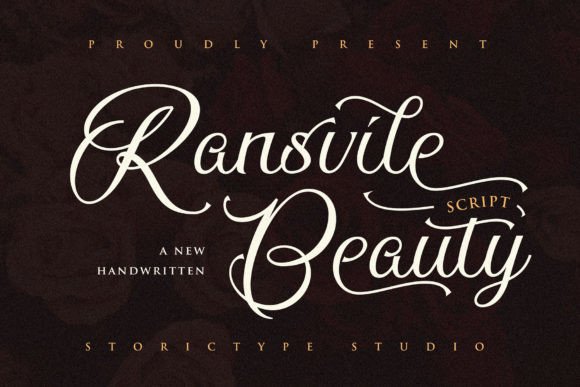 Ransvile Beauty Script Font for Elegant Branding