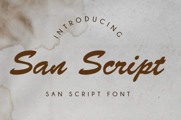 San Script: Authentic Handwritten Font for Web Design
