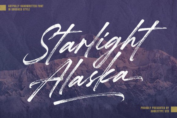 Starlight Alaska Font Review for Makers