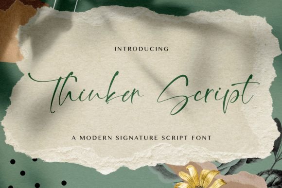 Thinker Script: Elevate Your Brand Typeface