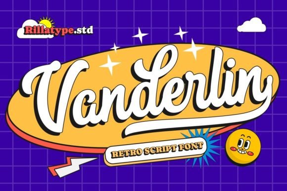 Vanderlin: A Retro Script Font for Elegant Branding