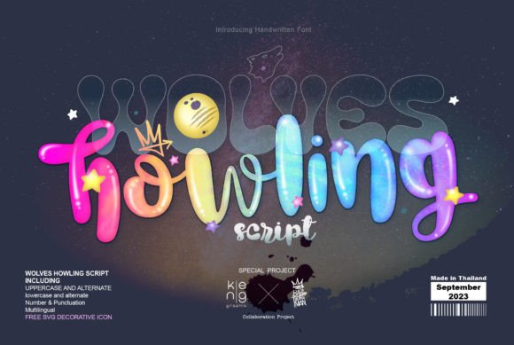 Wolves Howling Script: A Playful Typeface for Editorial Design